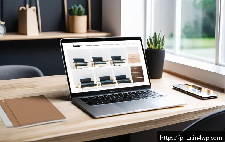 마켓플레이스에서의 브랜드 가치 제고 전략 - A modern and professional e-commerce marketplace seller workspace featuring a clean desk with a high...
